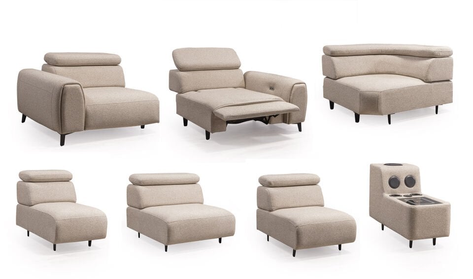 Kristal Köşe Koltuk | Recliner