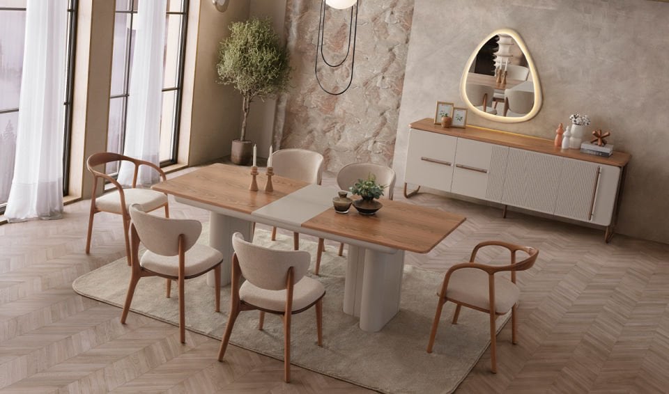 Lotus Yemek Odası Takımı