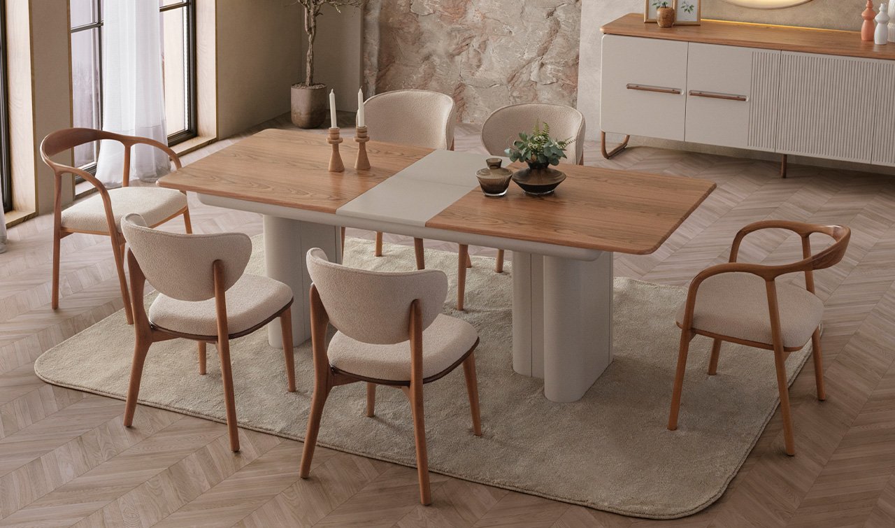 Lotus Yemek Odası Takımı