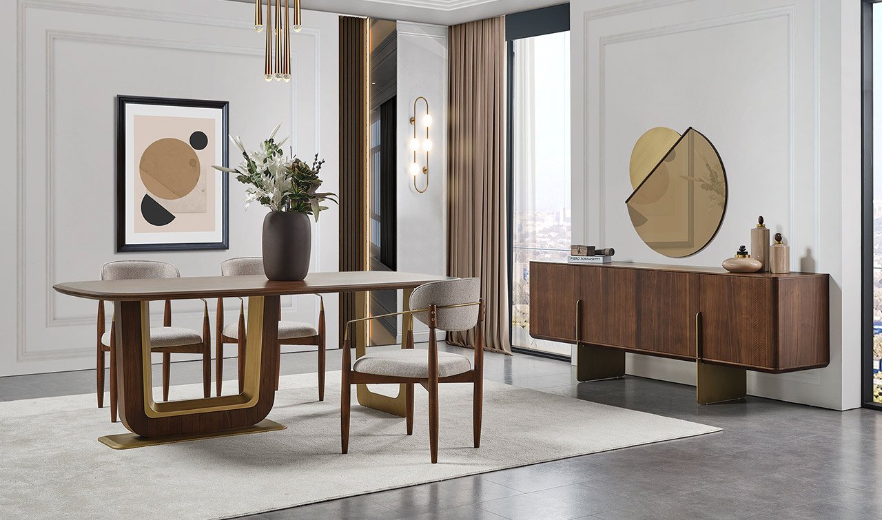 Sirius Ahşap Yemek Odası Takımı