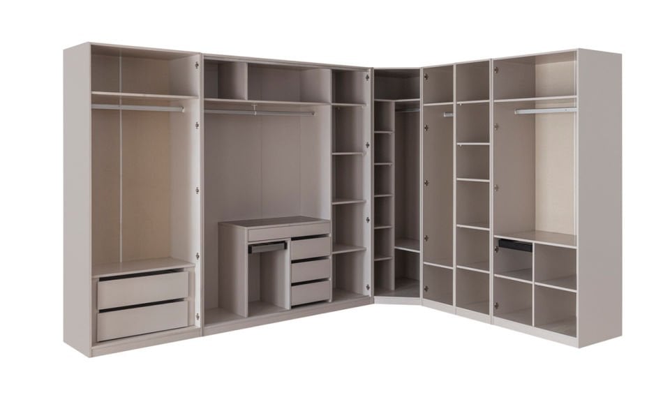 Lotus Modüler Köşe Dolap