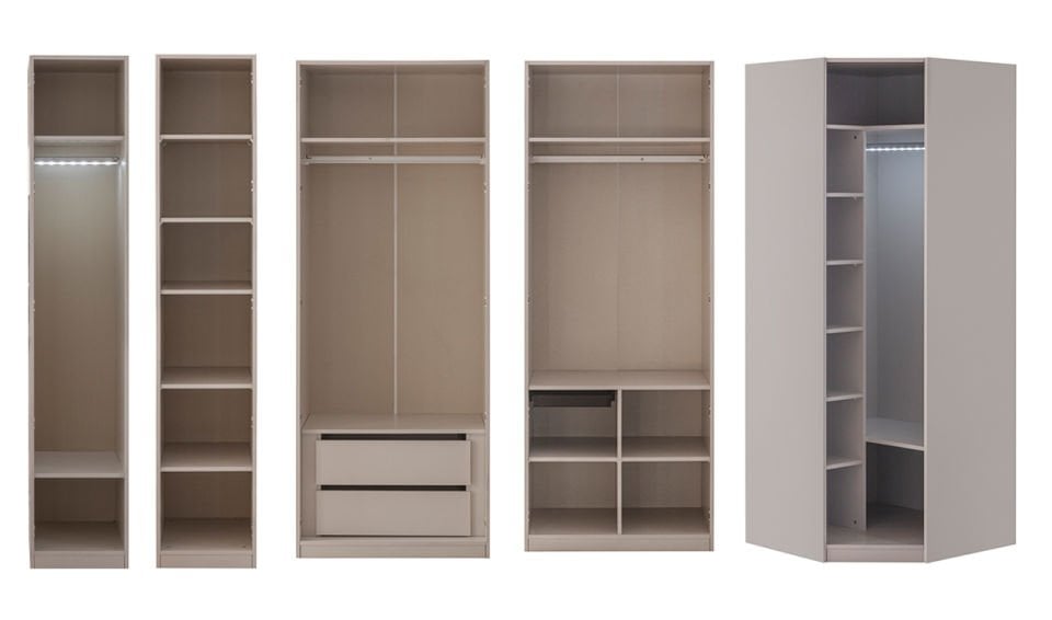 Lotus Modüler Köşe Dolap