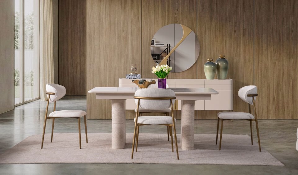 İnci Yemek Odası Takımı