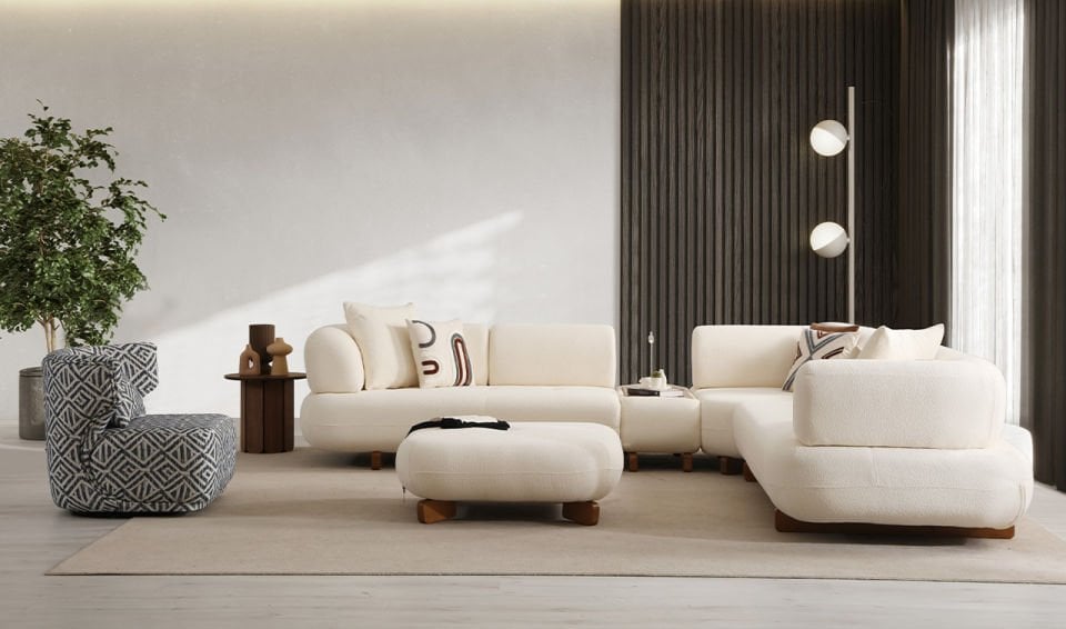 Manetti Premium Modüler Köşe Takımı