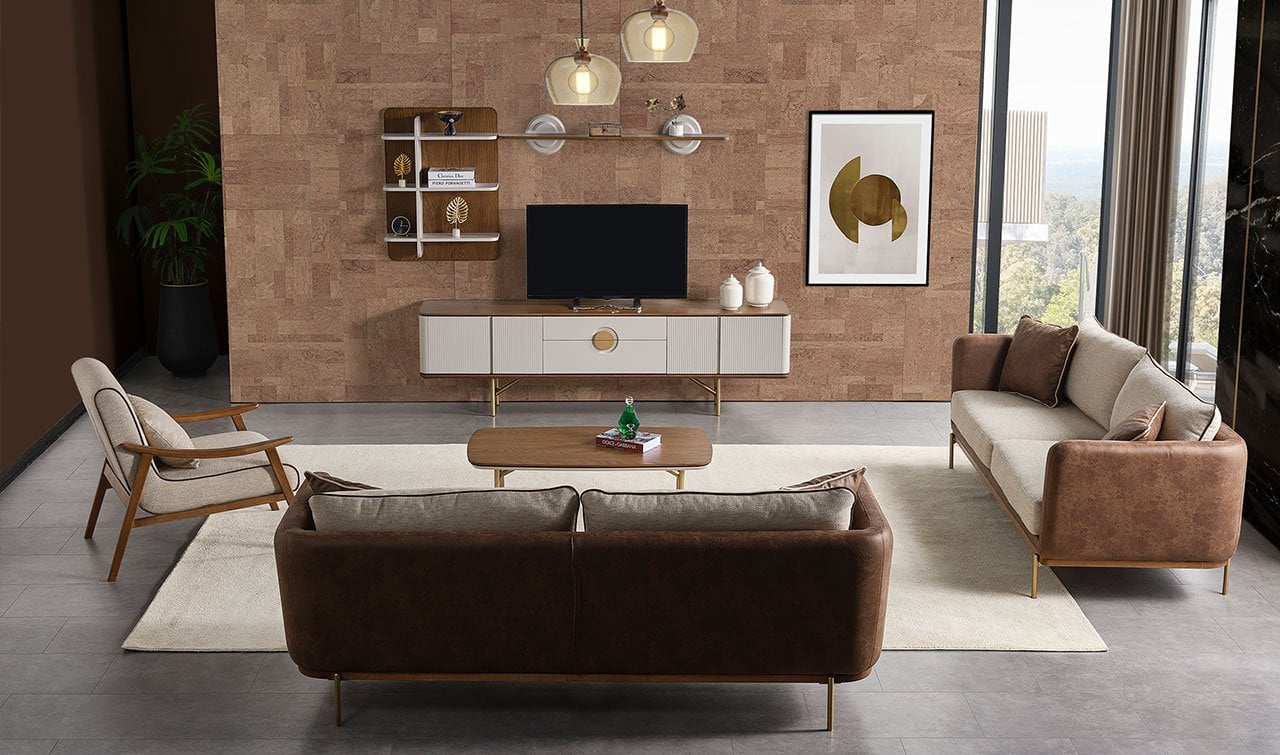 Viola Ahşap Tv Ünitesi