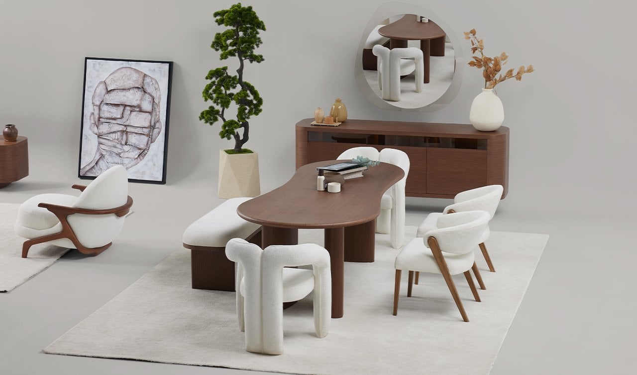 Luna Yemek Odası Takımı