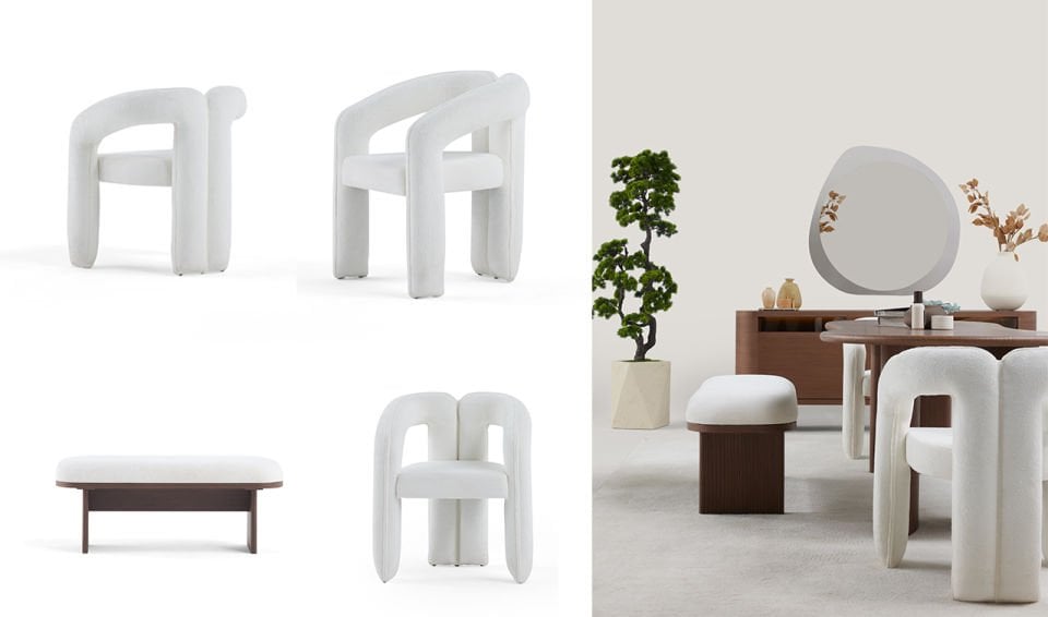 Luna Yemek Odası Takımı