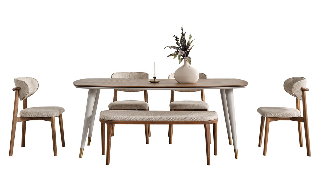 Viola Ahşap Yemek Odası Takımı