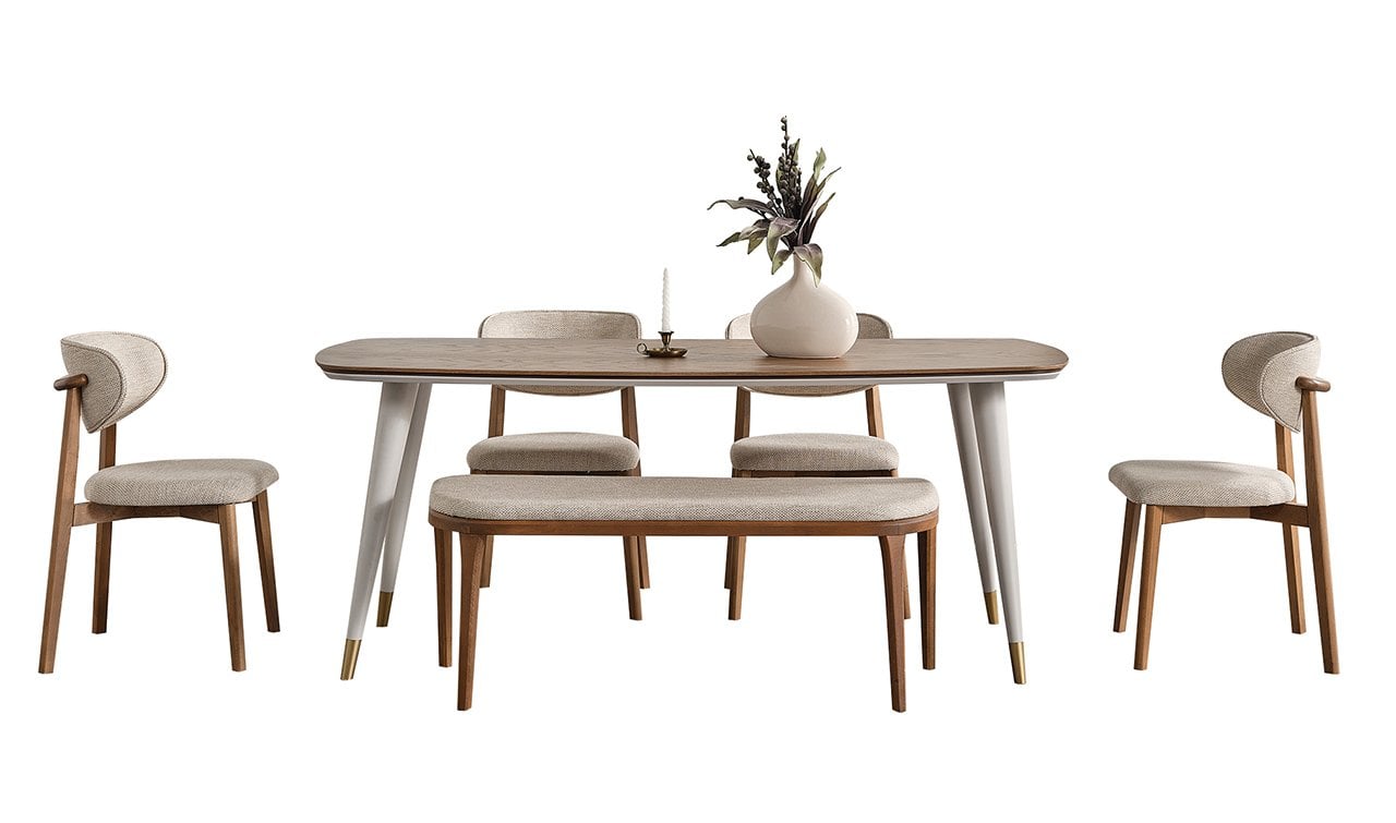 Viola Ahşap Yemek Odası Takımı