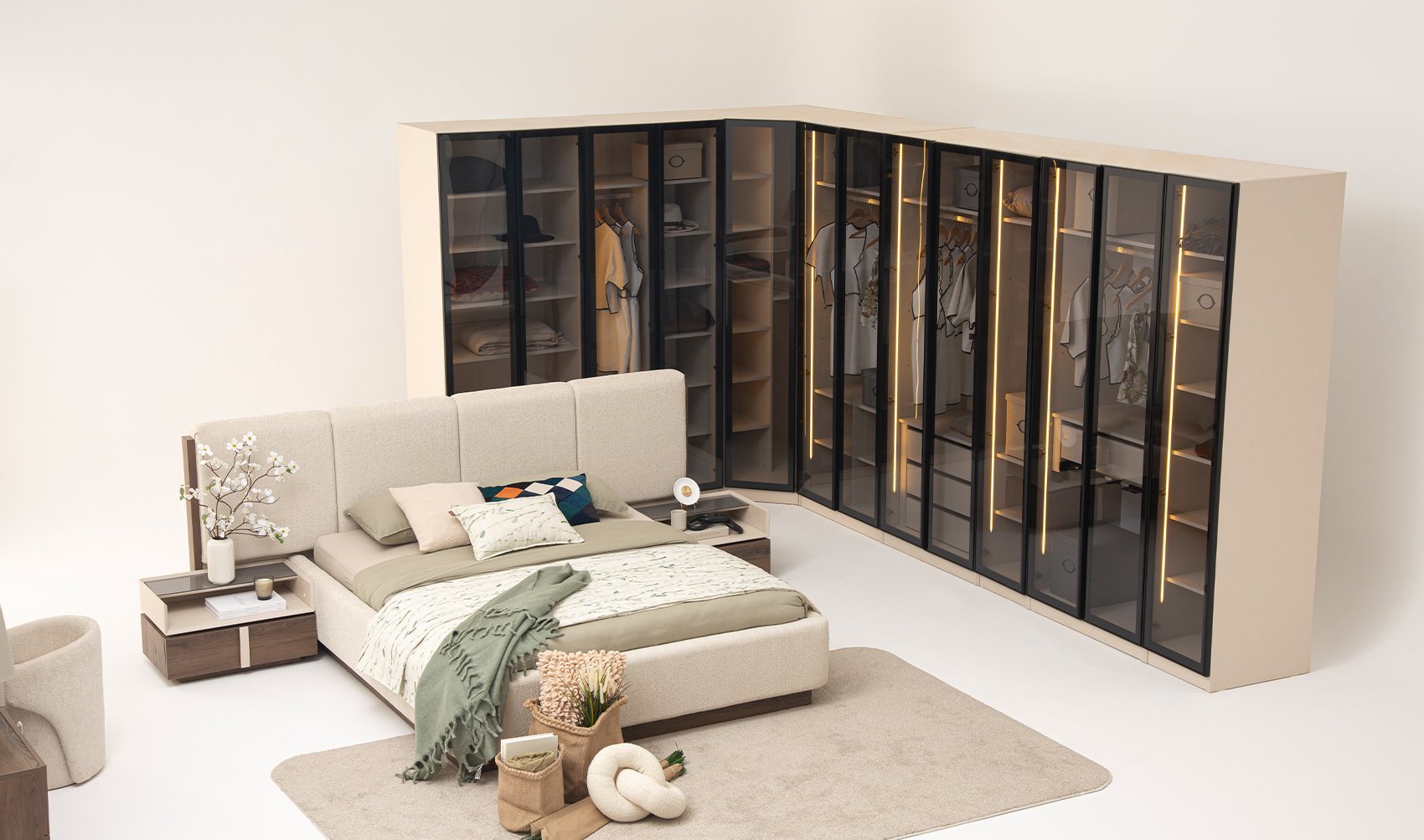 Aral Giyinme Odası | Modüler Gardrop