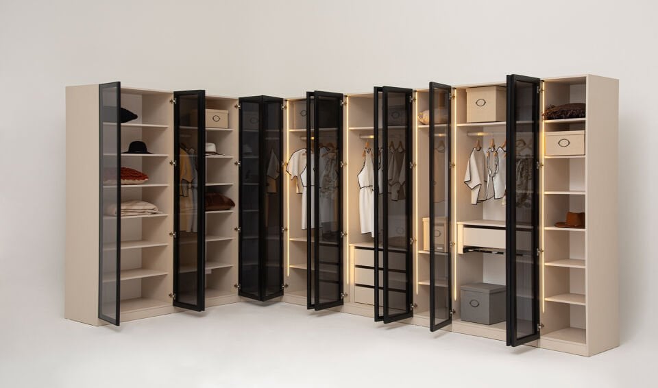 Aral Giyinme Odası | Modüler Gardrop