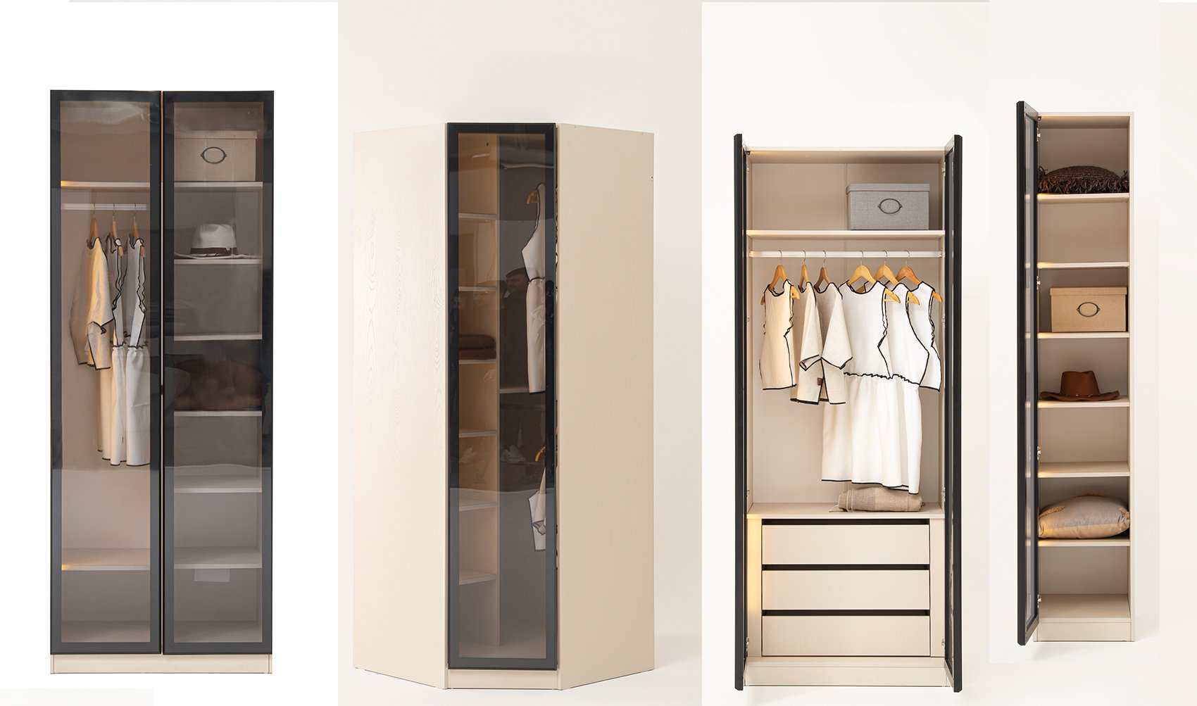 Aral Giyinme Odası | Modüler Gardrop