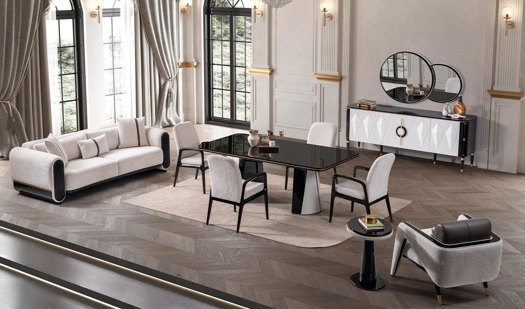 Lizbon Yemek Odası Takımı