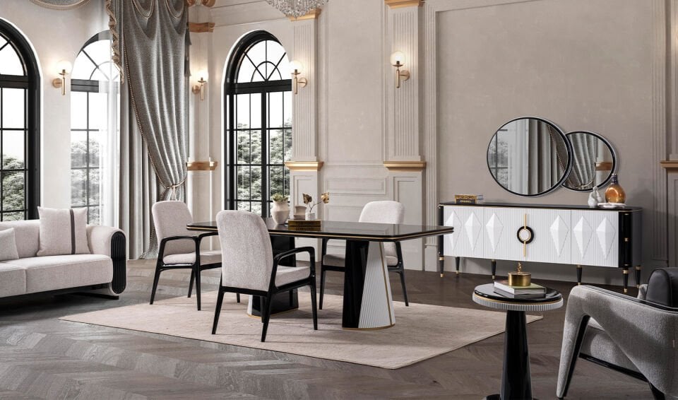 Lizbon Yemek Odası Takımı