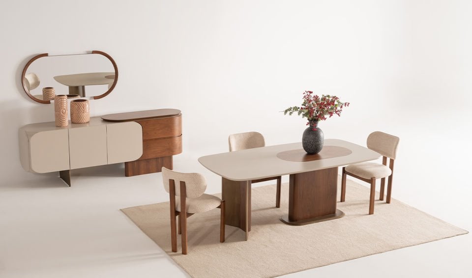 Pera Yemek Odası Takımı