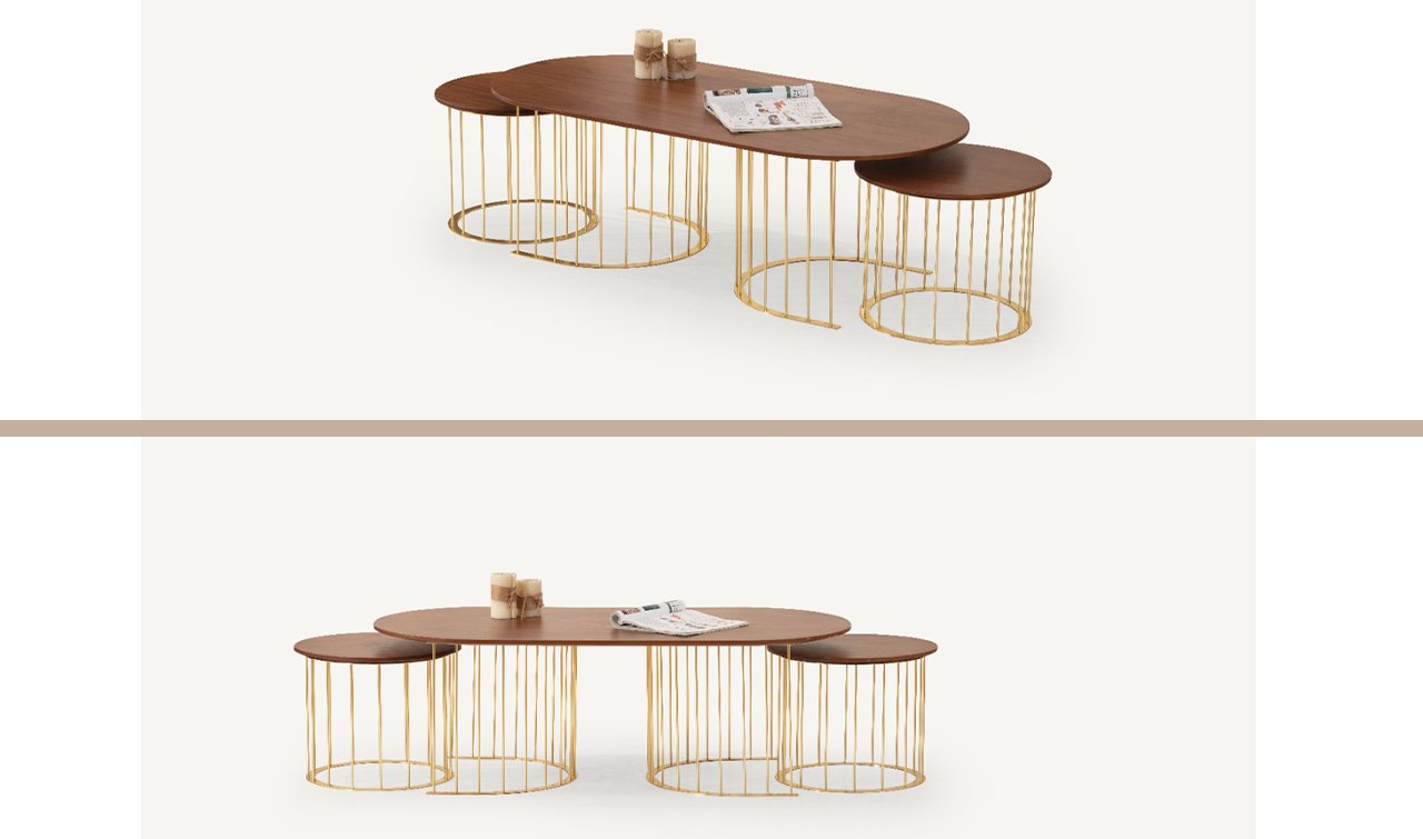 Hermes Ahşap Orta Sehpa