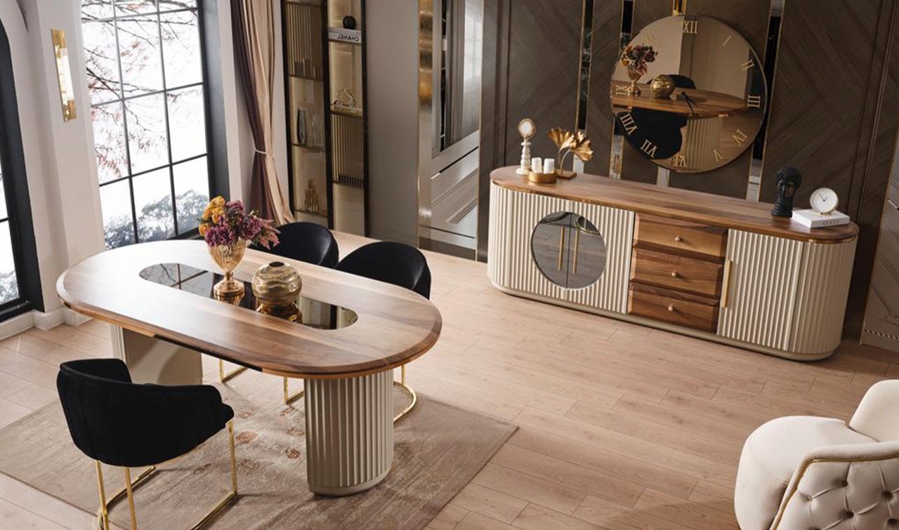 Wood Yemek Odası Takımı