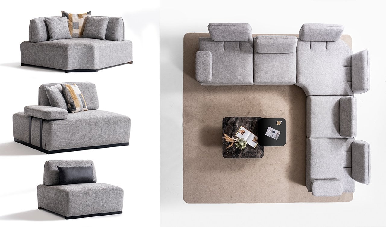 Emilio Köşe Koltuk Takımı Medium