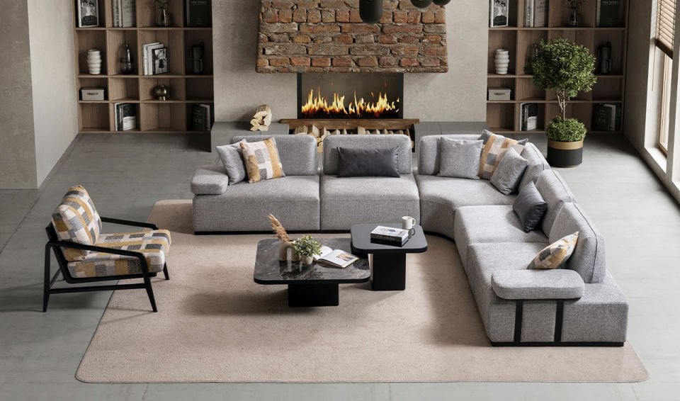 Emilio Köşe Koltuk Takımı Medium