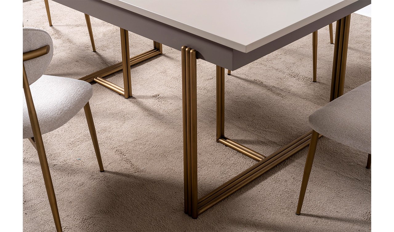 İnci Yemek Odası Takımı | Bej