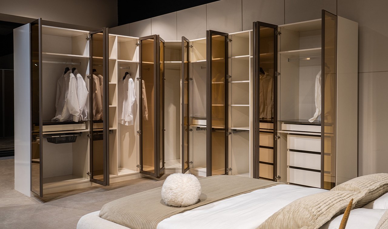 Latte Giyinme Odası - Köşe Dolap