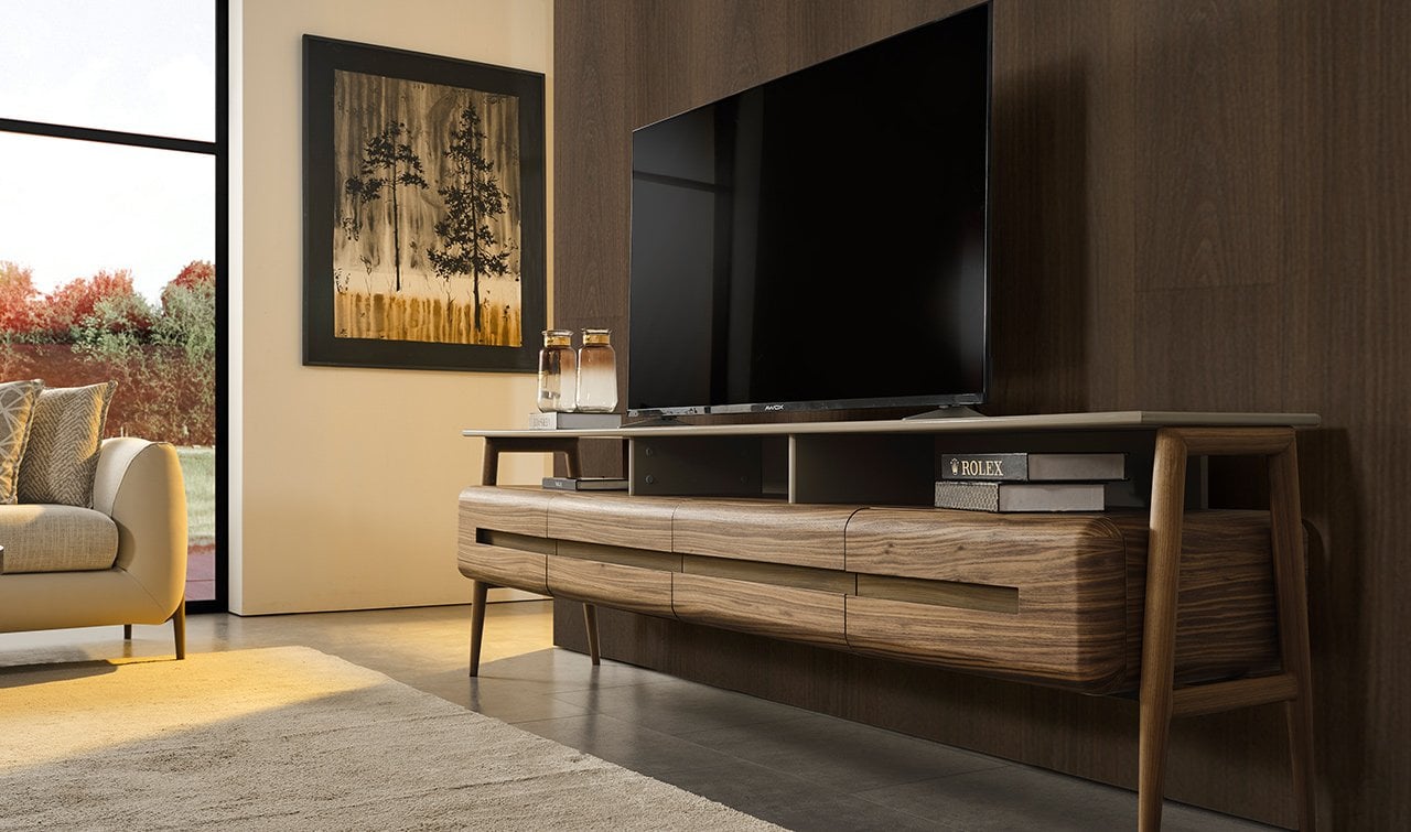 Lucca Ahşap TV Ünitesi