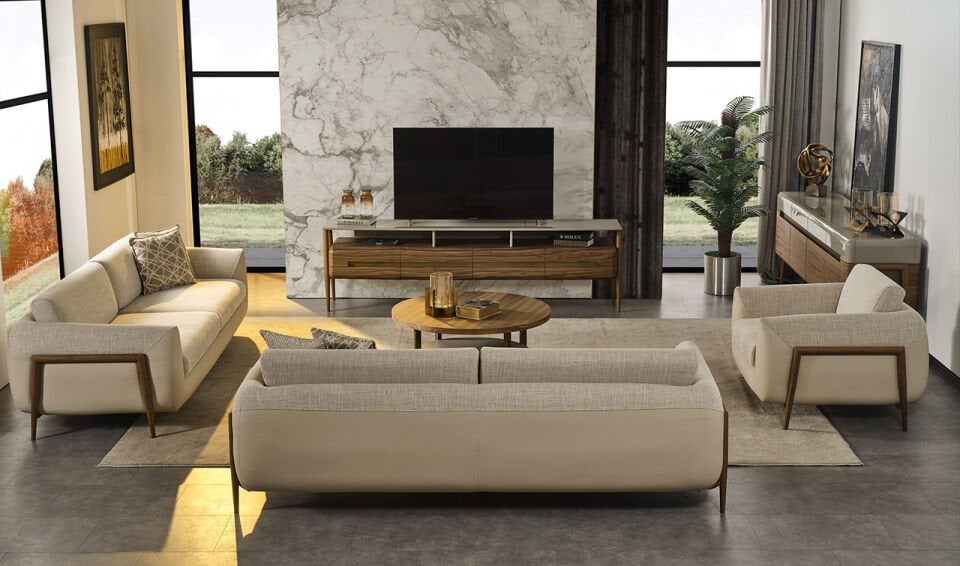 Lucca Ahşap TV Ünitesi