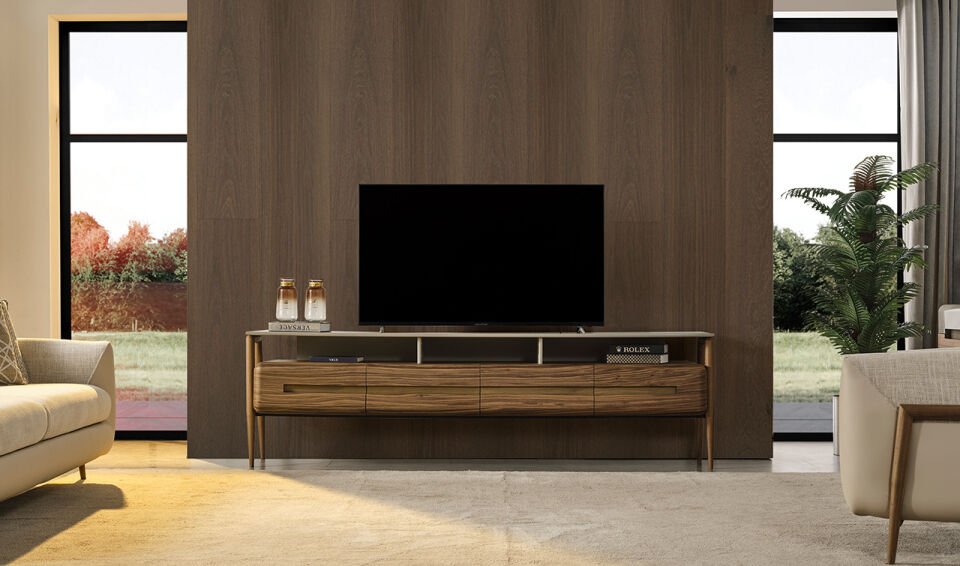 Lucca Ahşap TV Ünitesi