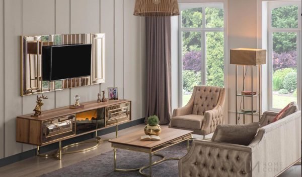 Grande Şömineli TV Ünitesi