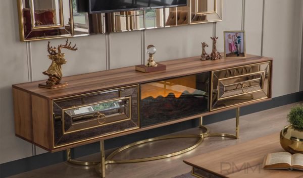 Grande Şömineli TV Ünitesi