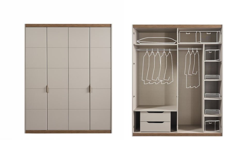 Asos Yatak Odası Takımı | 4 Kapaklı