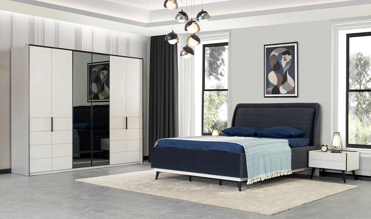 Mona Yatak Odası Takımı - Ayaklı Baza