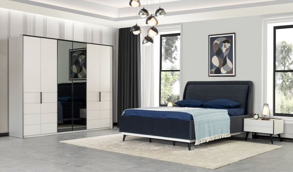 Mona Yatak Odası Takımı - Ayaklı Baza