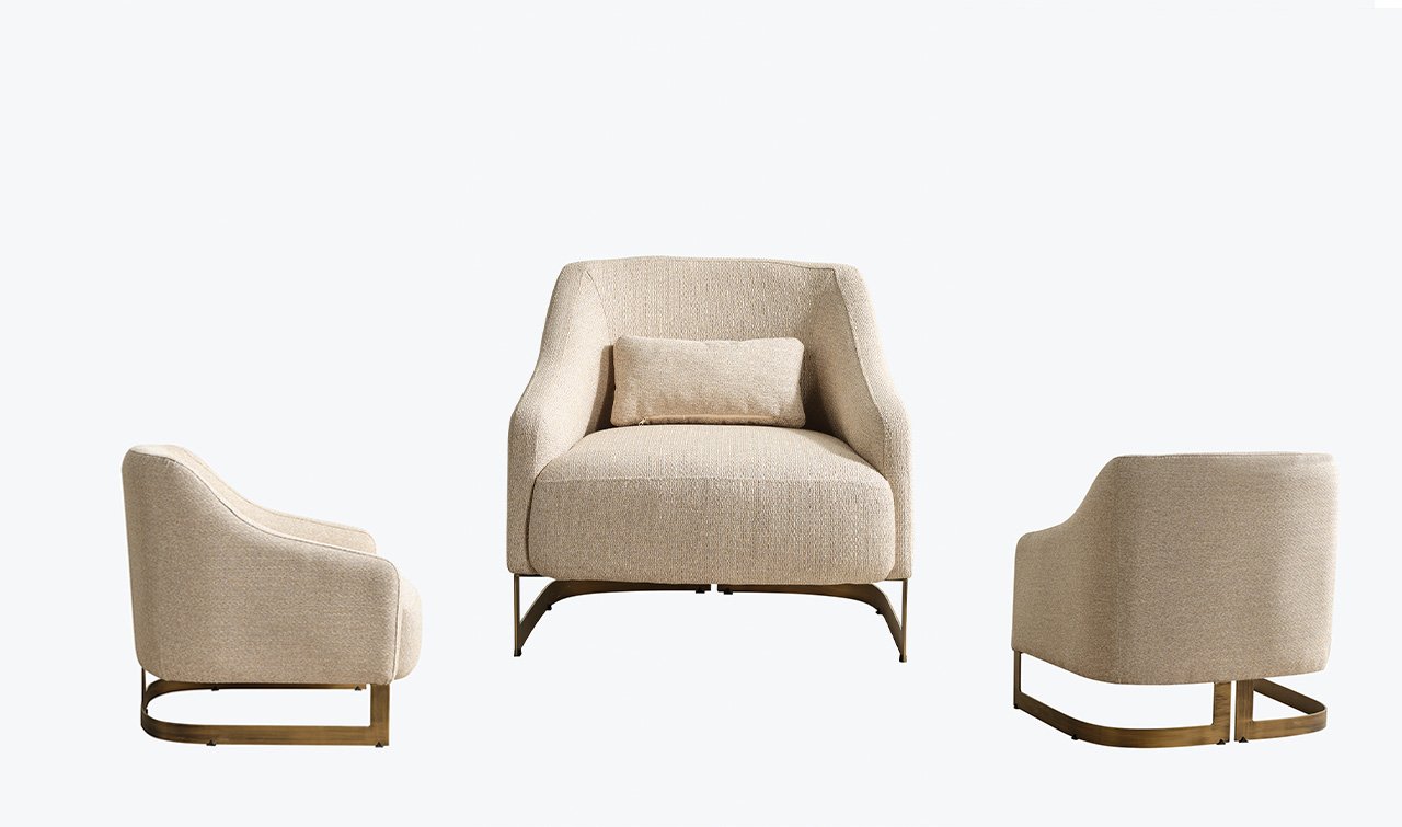 Walnut Modern Koltuk Takımı
