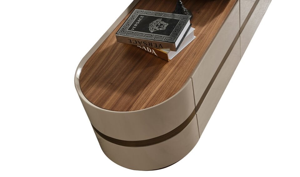 Walnut Ahşap TV Ünitesi