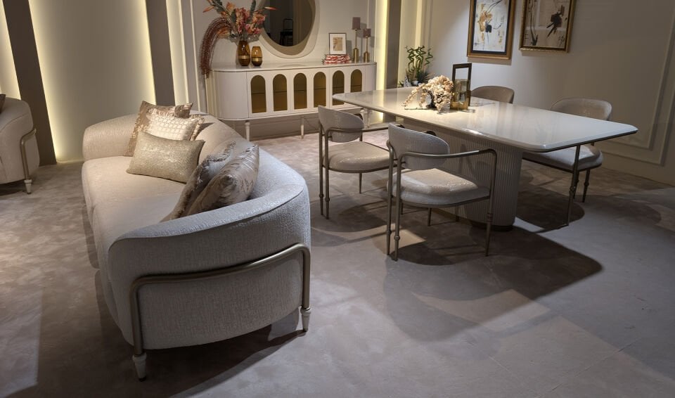 Zenith Koltuk Takımı Krem