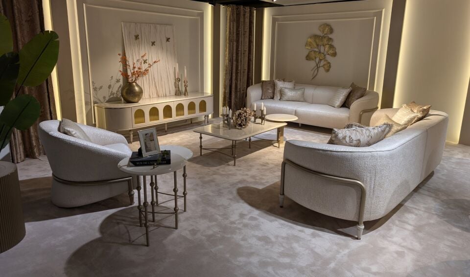 Zenith Koltuk Takımı Krem