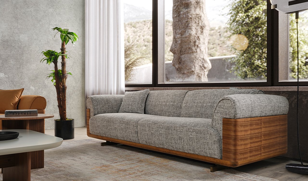 Otello Koltuk Takımı - Ahşap Ayak