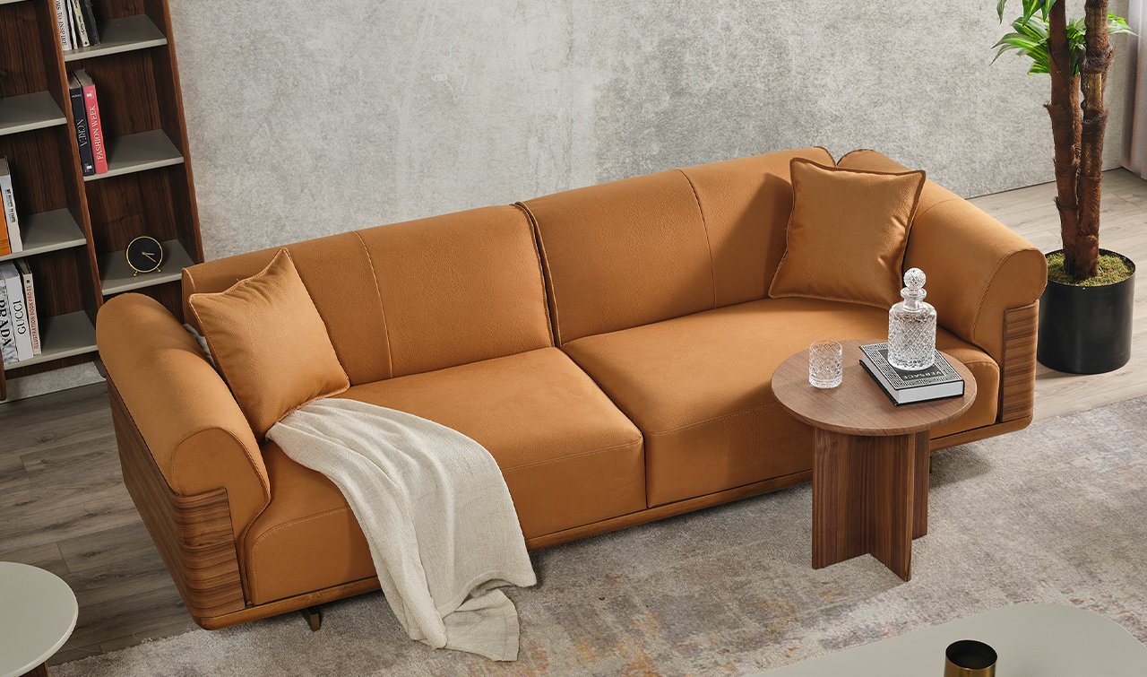 Otello Koltuk Takımı - Ahşap Ayak