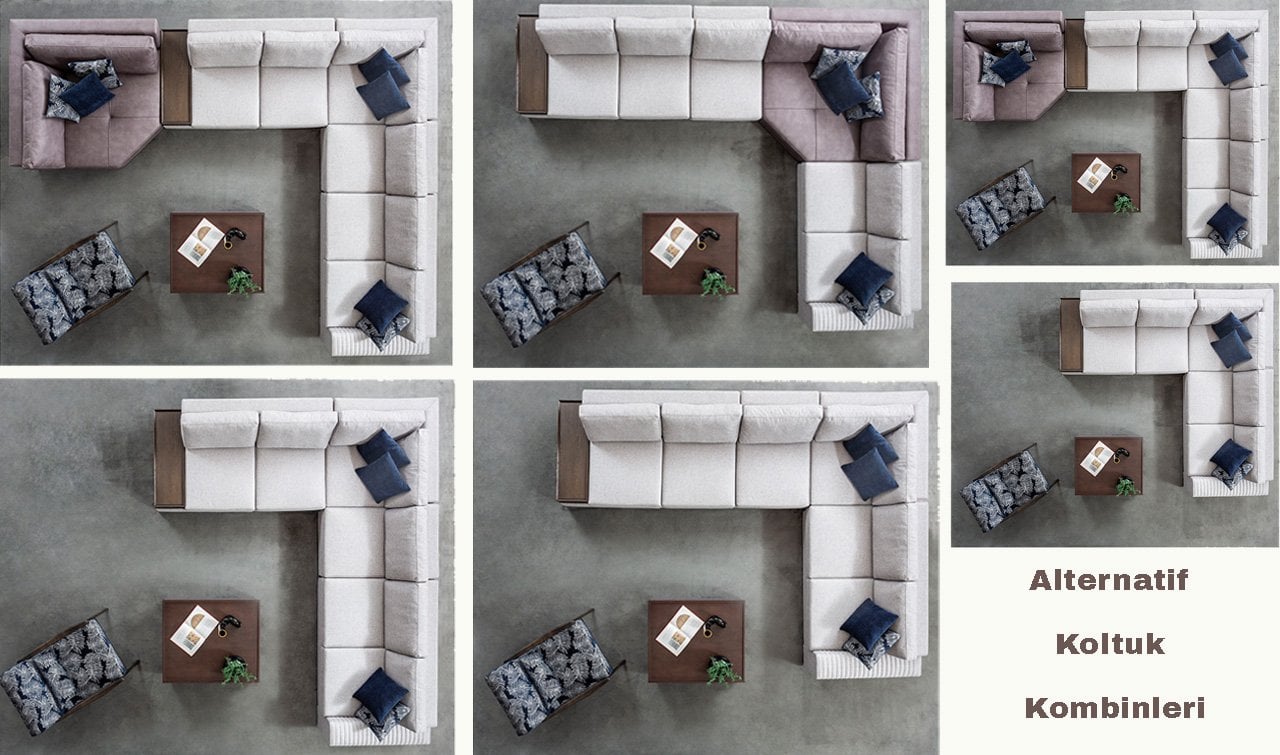 İnfinity Modüler Köşe Takımı -  Ultra