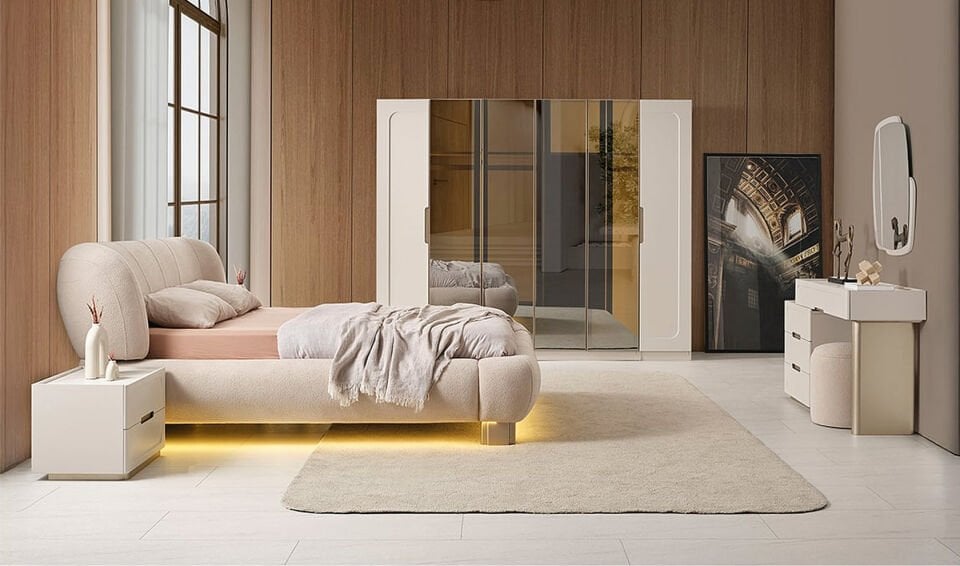 Aspera Yatak Odası Takımı | Ekru