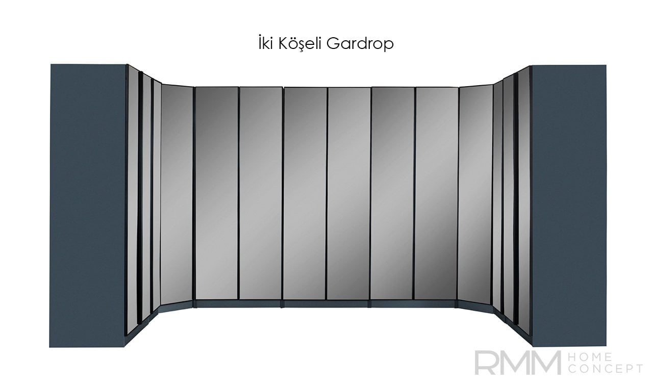 Parma Giyinme Odası - Köşe Dolap