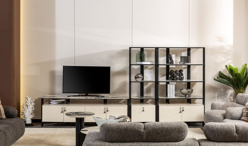 Hera TV Ünitesi - Porselen