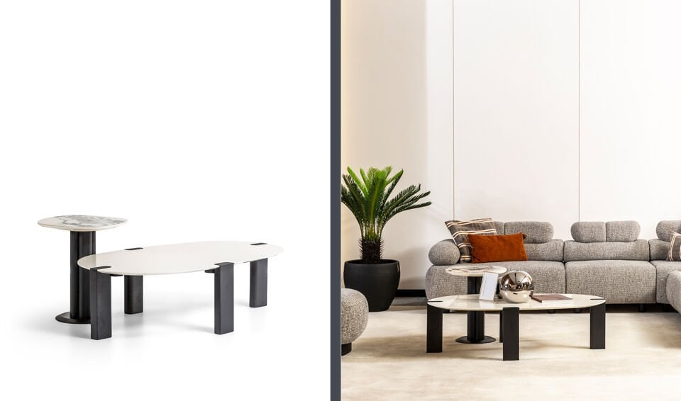 Hera TV Ünitesi - Porselen