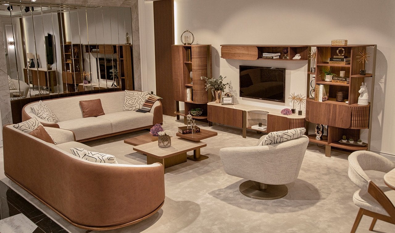 Bronze Ahşap TV Ünitesi