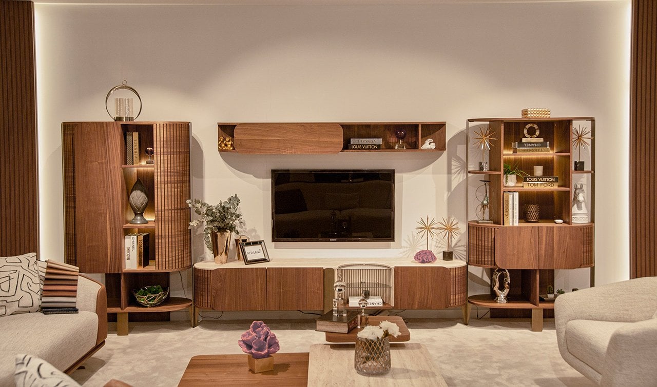 Bronze Ahşap TV Ünitesi