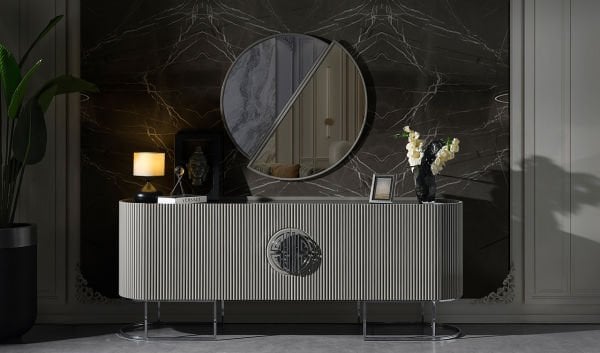 Gucci Luxury Yemek Odası Takımı - Gri