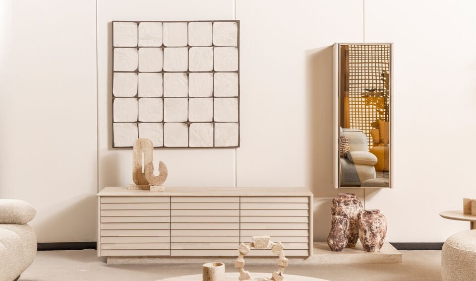 Troya TV Ünitesi Traverten