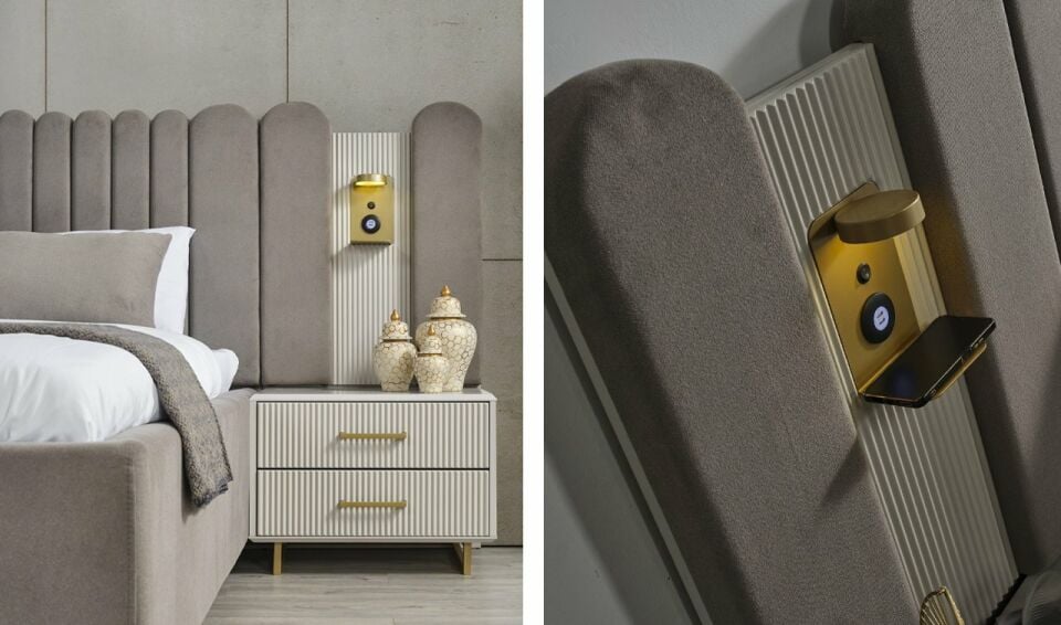 Monreo Yatak Odası Takımı - Köşe Dolap