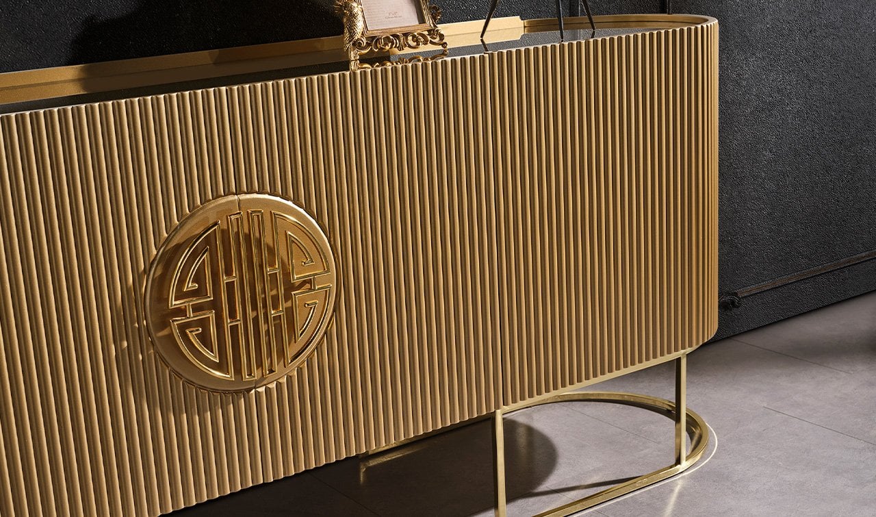 Gucci Luxury Yemek Odası Takımı - Golden